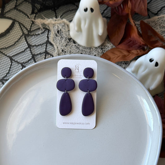 Deep Purple Organic Dangle
