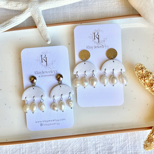 Pearl Silver Dangle