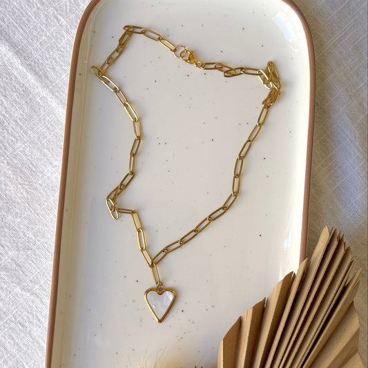 Heart Necklace Stainless Steel