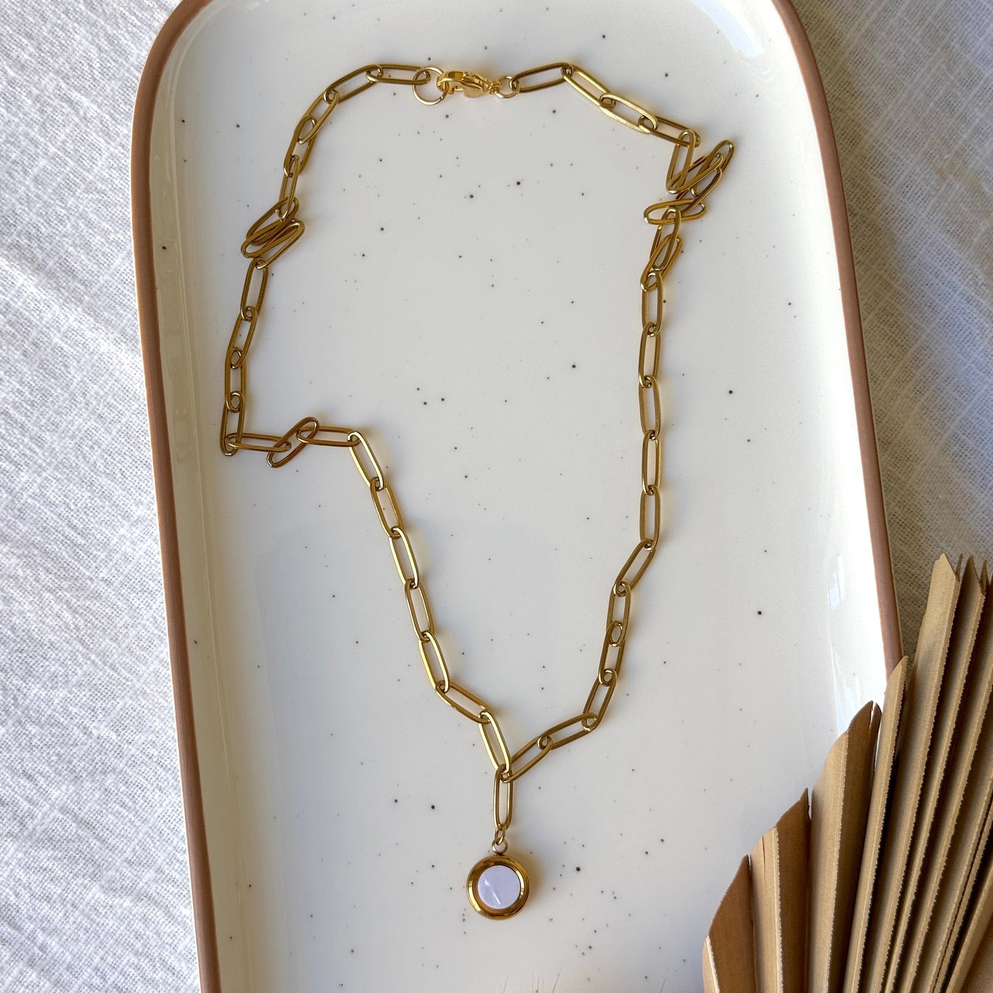 Round Necklace Stainless Steel
