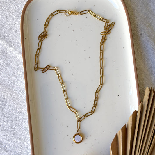 Round Necklace Stainless Steel