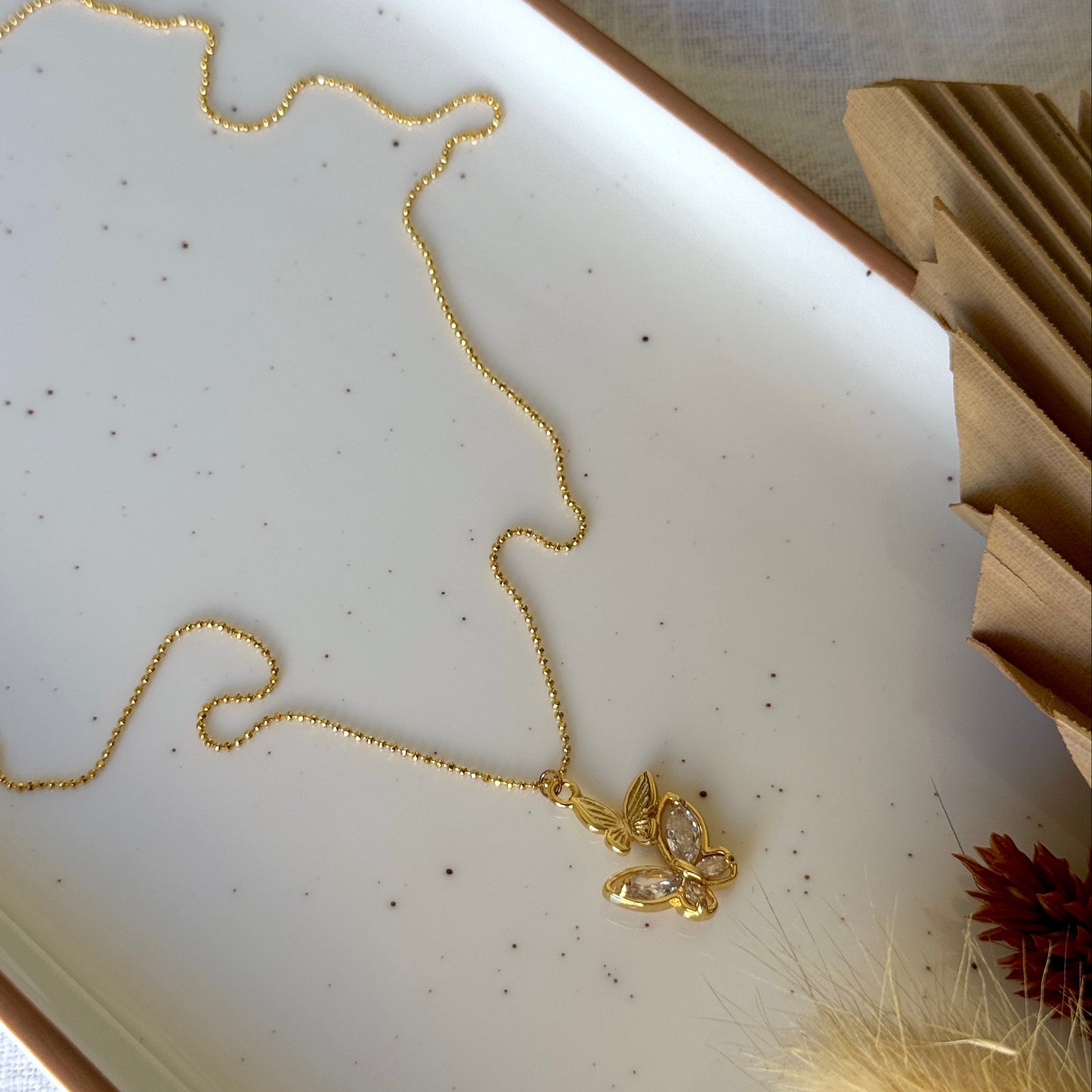 Butterfly Necklace GF