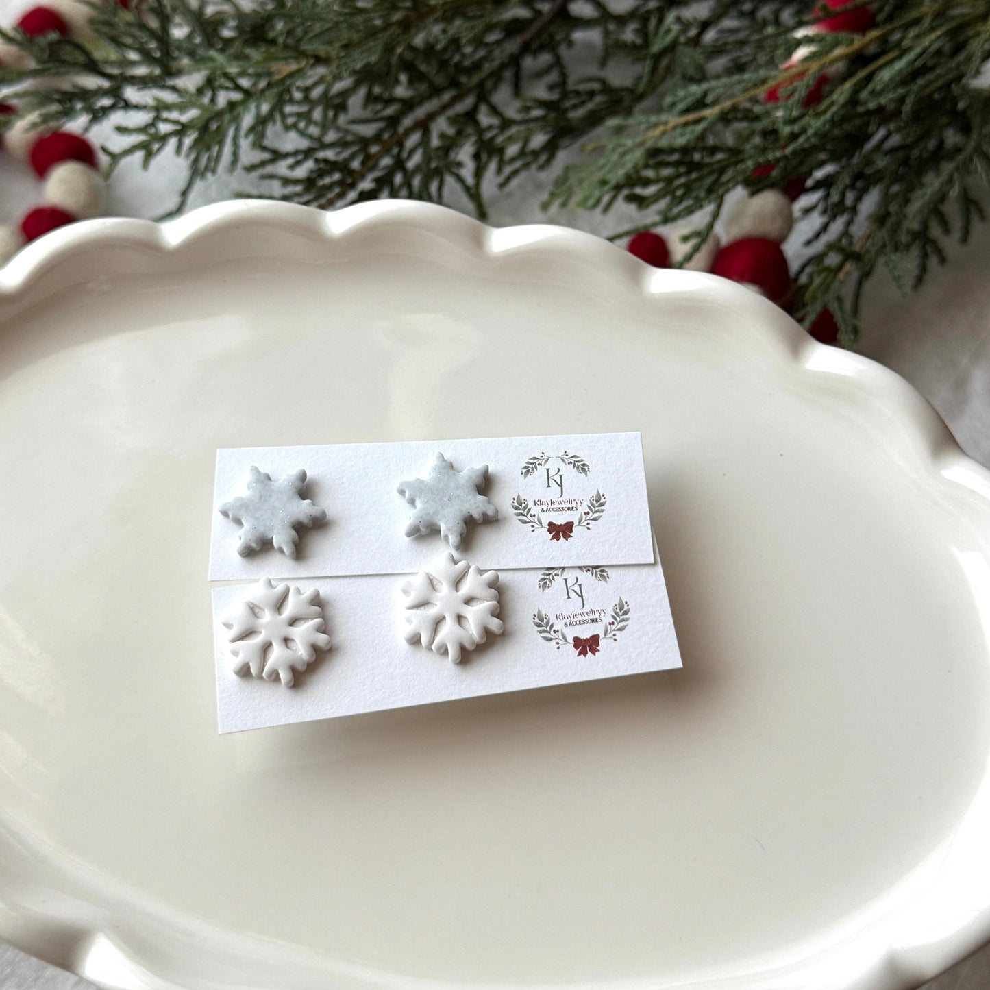 Snow Flake Studs