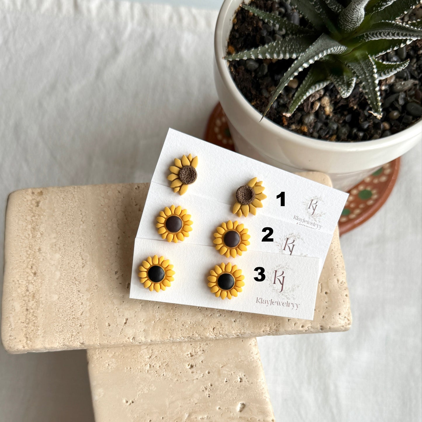 Sunflower Studs