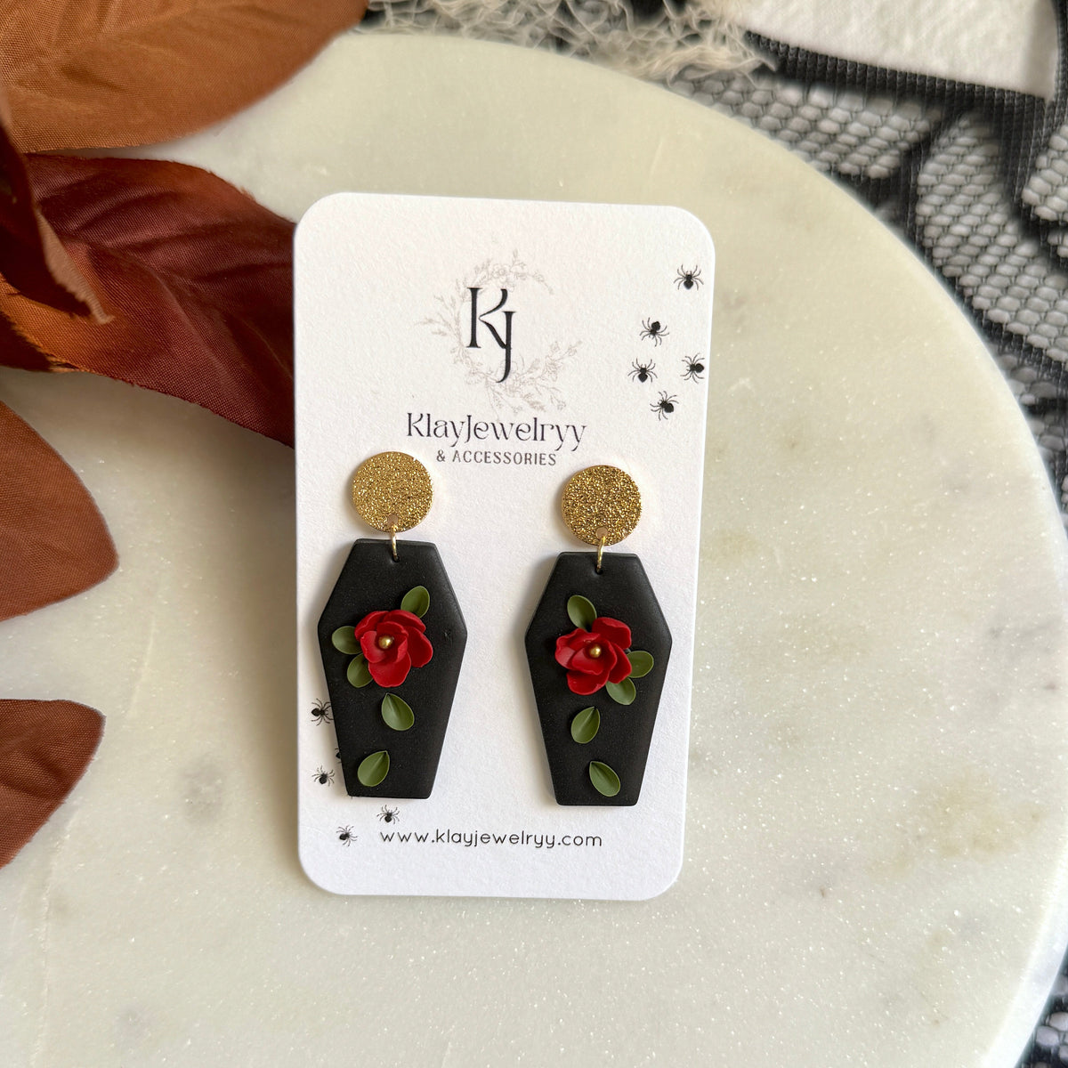Red Flower Coffin
