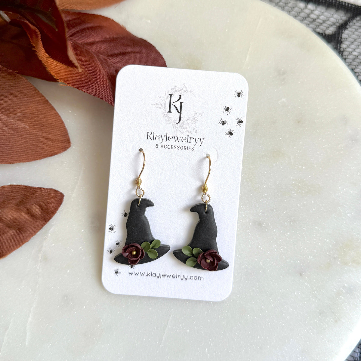 Purple Flower Witch Hat