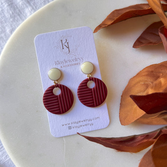 Burgundy Rounds