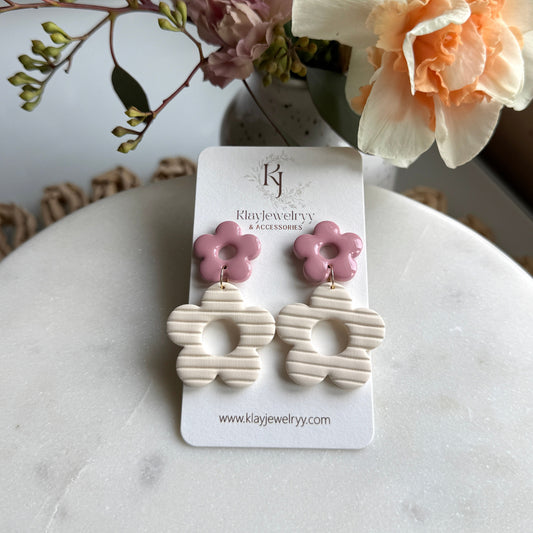 Mauve Flower Dangle