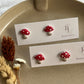 Red Mushroom Studs